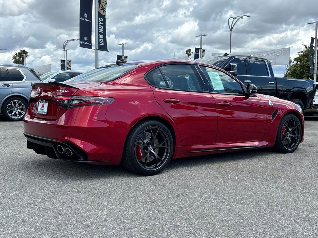 Used 2024 Alfa Romeo Giulia Quadrifoglio w/ Active Assist Plus Package RWD image 4