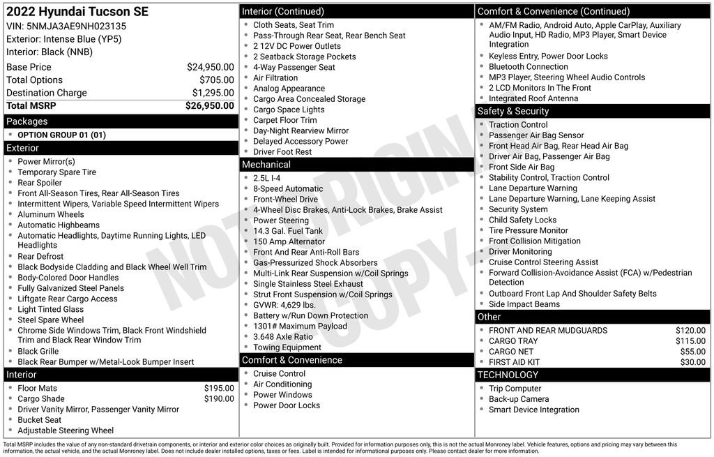 Used 2022 Hyundai Tucson SE image 6