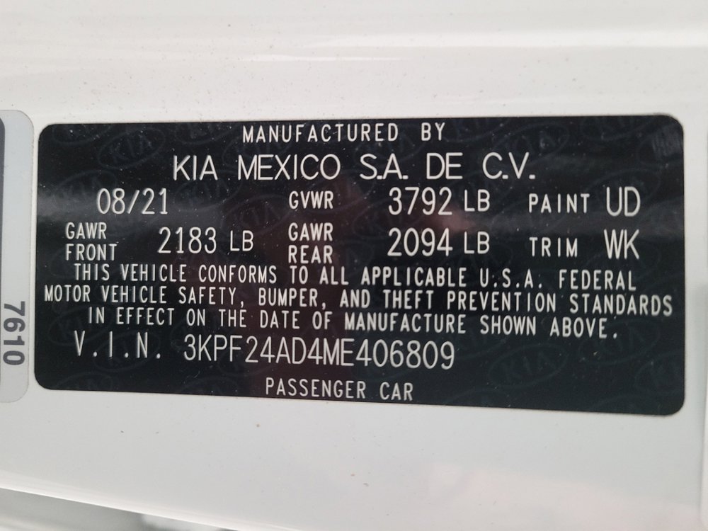 Used 2021 Kia Forte LXS FWD image 33