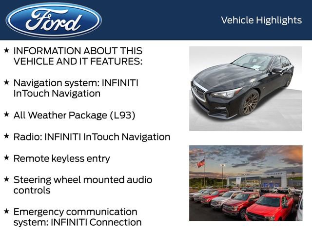 Used 2019 INFINITI Q50 Sport w/ All Weather Package (L93) image 5