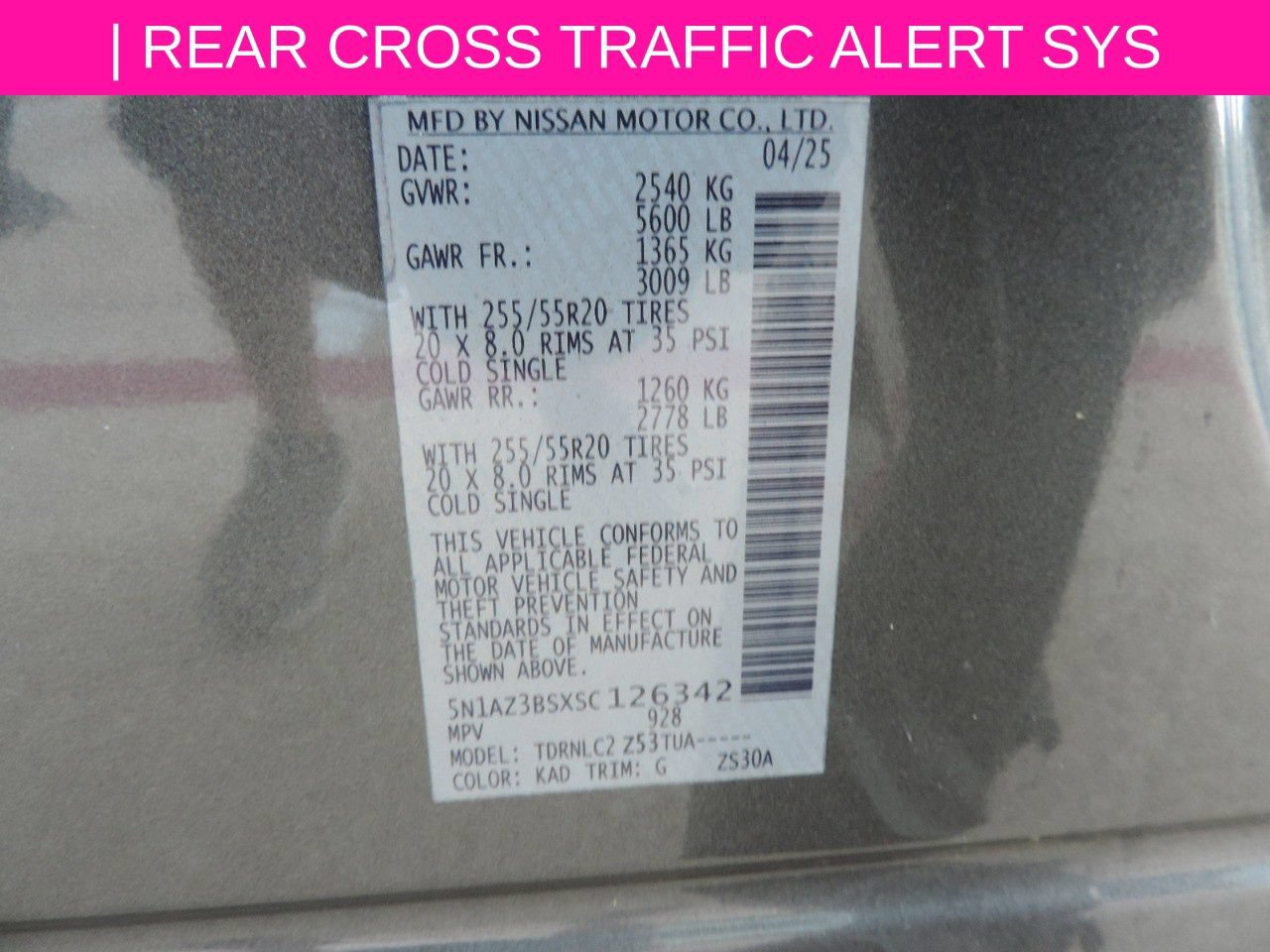 Certified 2025 Nissan Murano SV AWD/4WD image 13