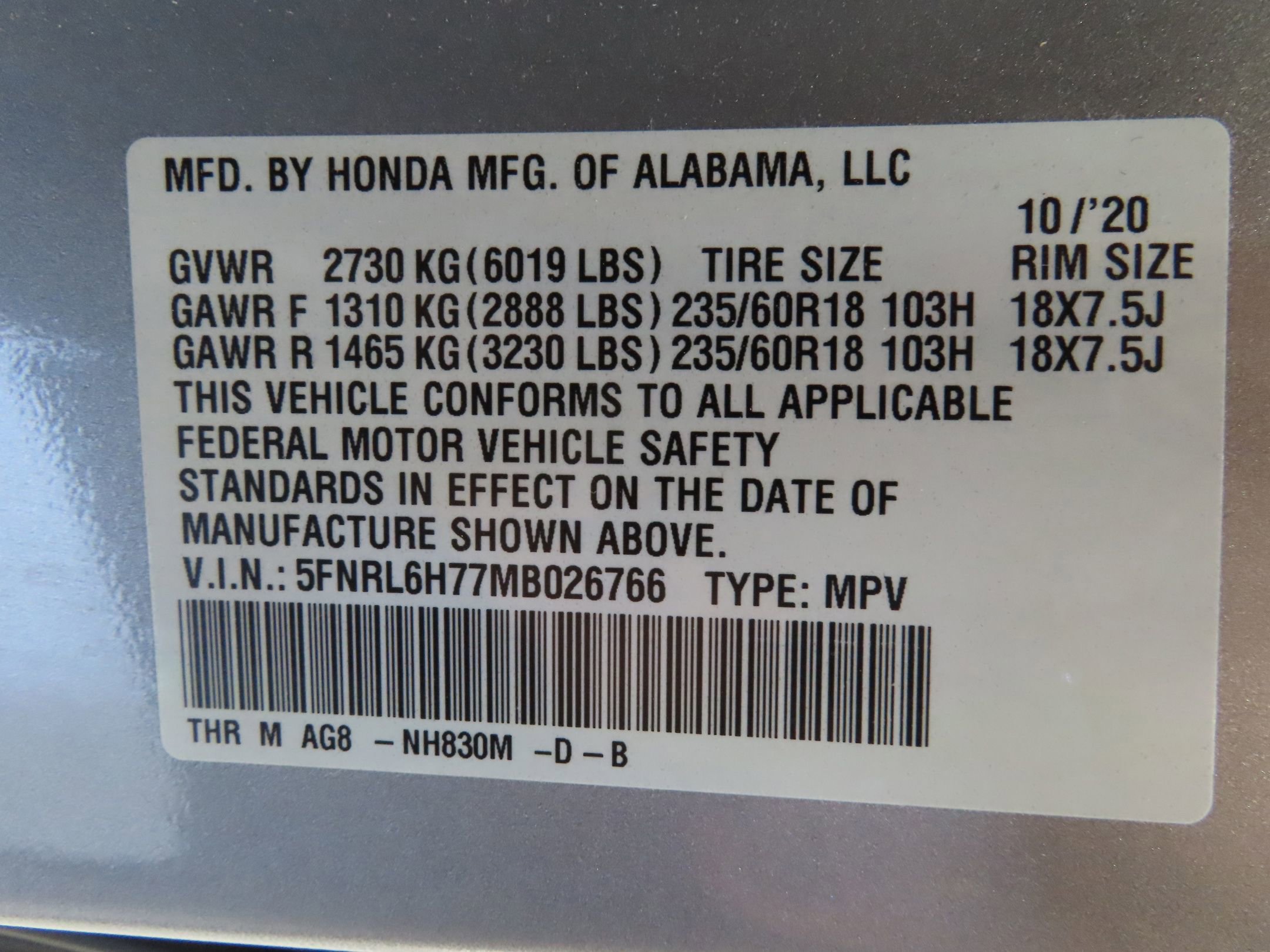 Used 2021 Honda Odyssey EX-L image 31