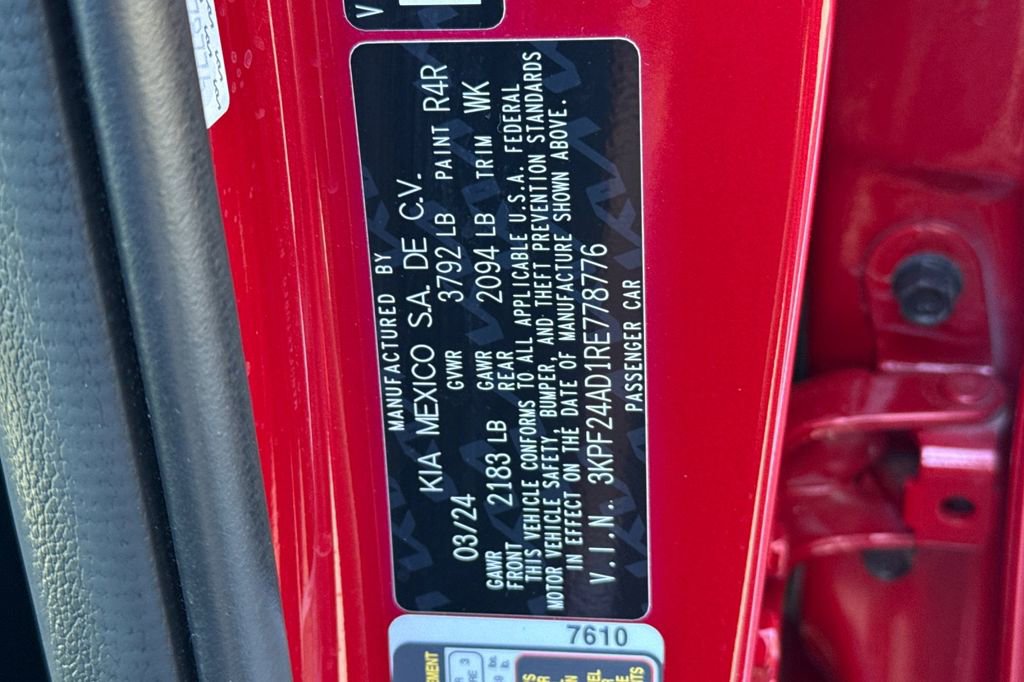 Used 2024 Kia Forte LXS image 36