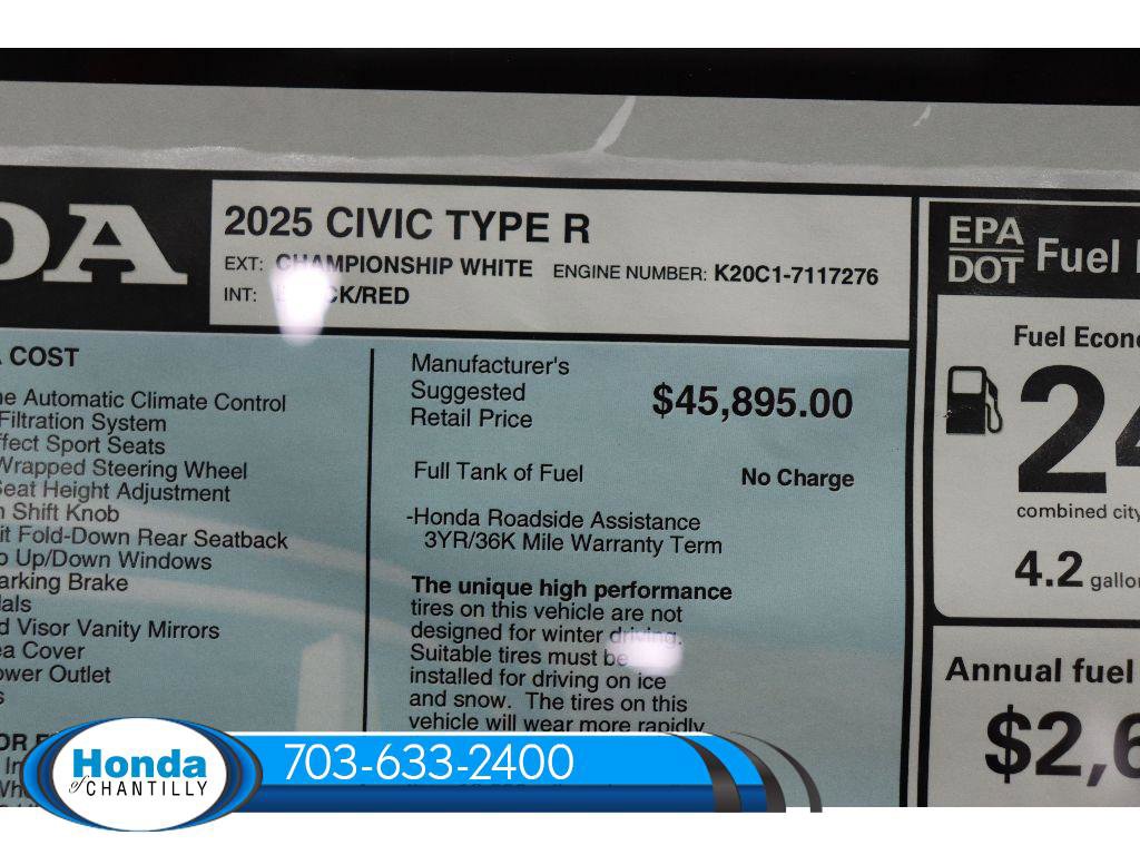 New 2025 Honda Civic Type R image 37