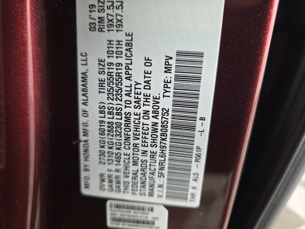 Used 2019 Honda Odyssey Elite image 10