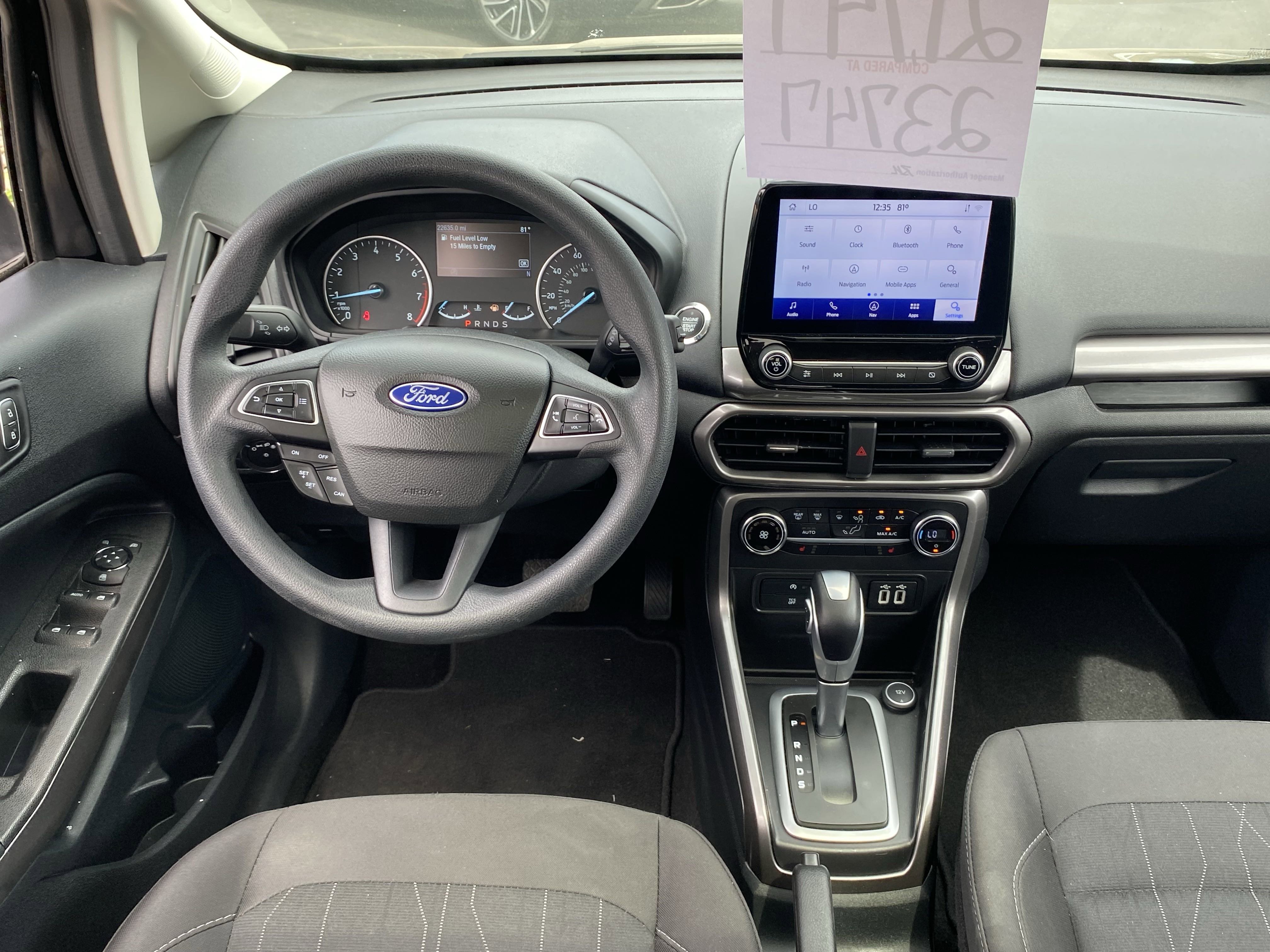 Certified 2022 Ford EcoSport SE w/ SE Convenience Package image 8