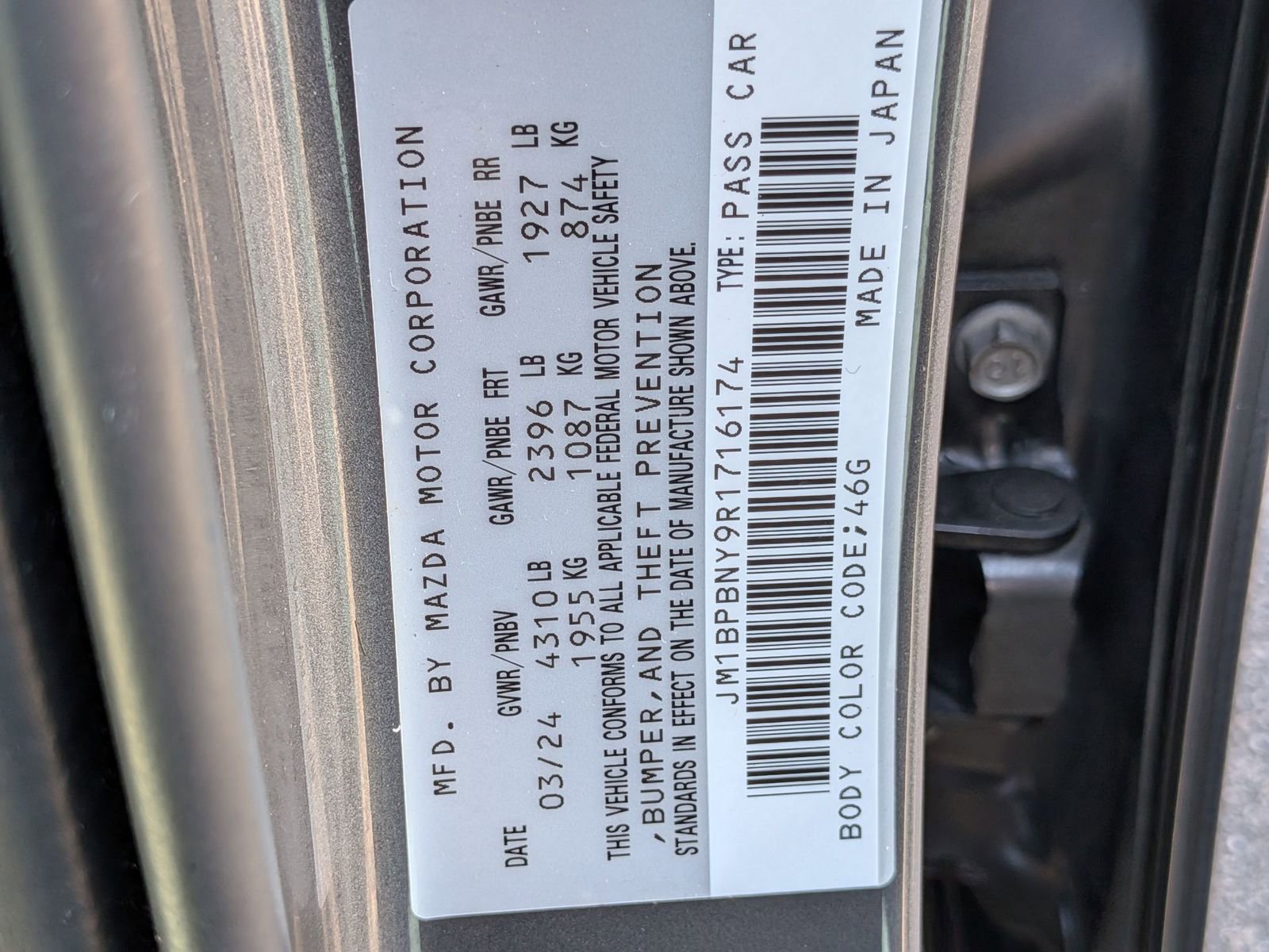 Used 2024 MAZDA MAZDA3 Hatchback w/ Appearance Package image 41