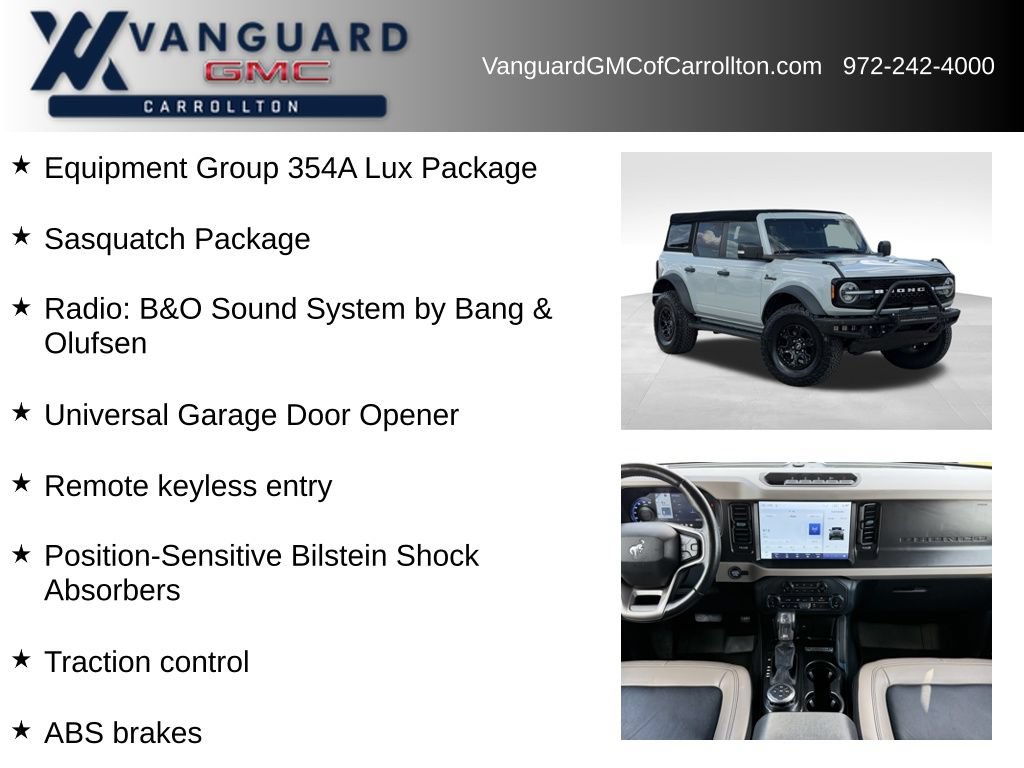 Used 2022 Ford Bronco Wildtrak AWD/4WD image 6