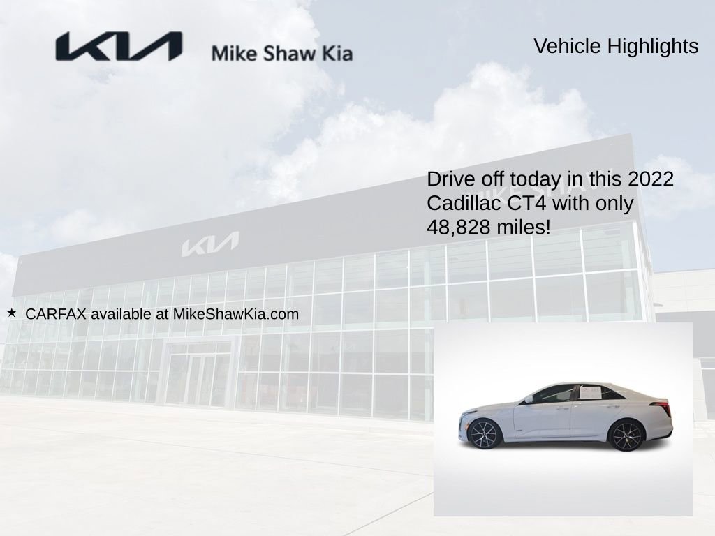 Used 2022 Cadillac CT4 V w/ Cold Weather Package image 6