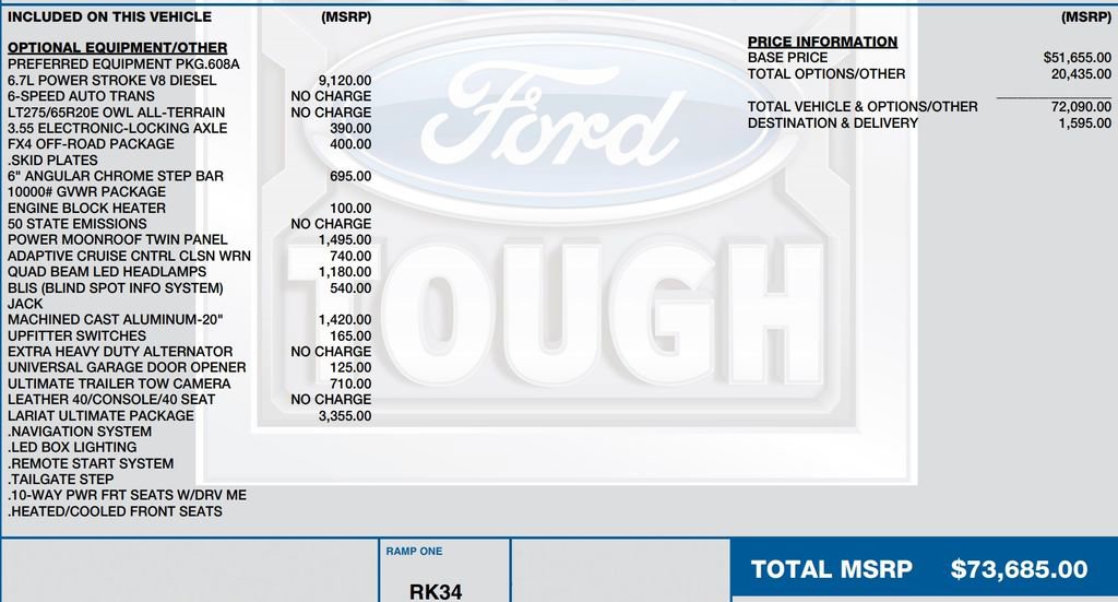 Used 2019 Ford F250 Lariat w/ Lariat Ultimate Package image 18