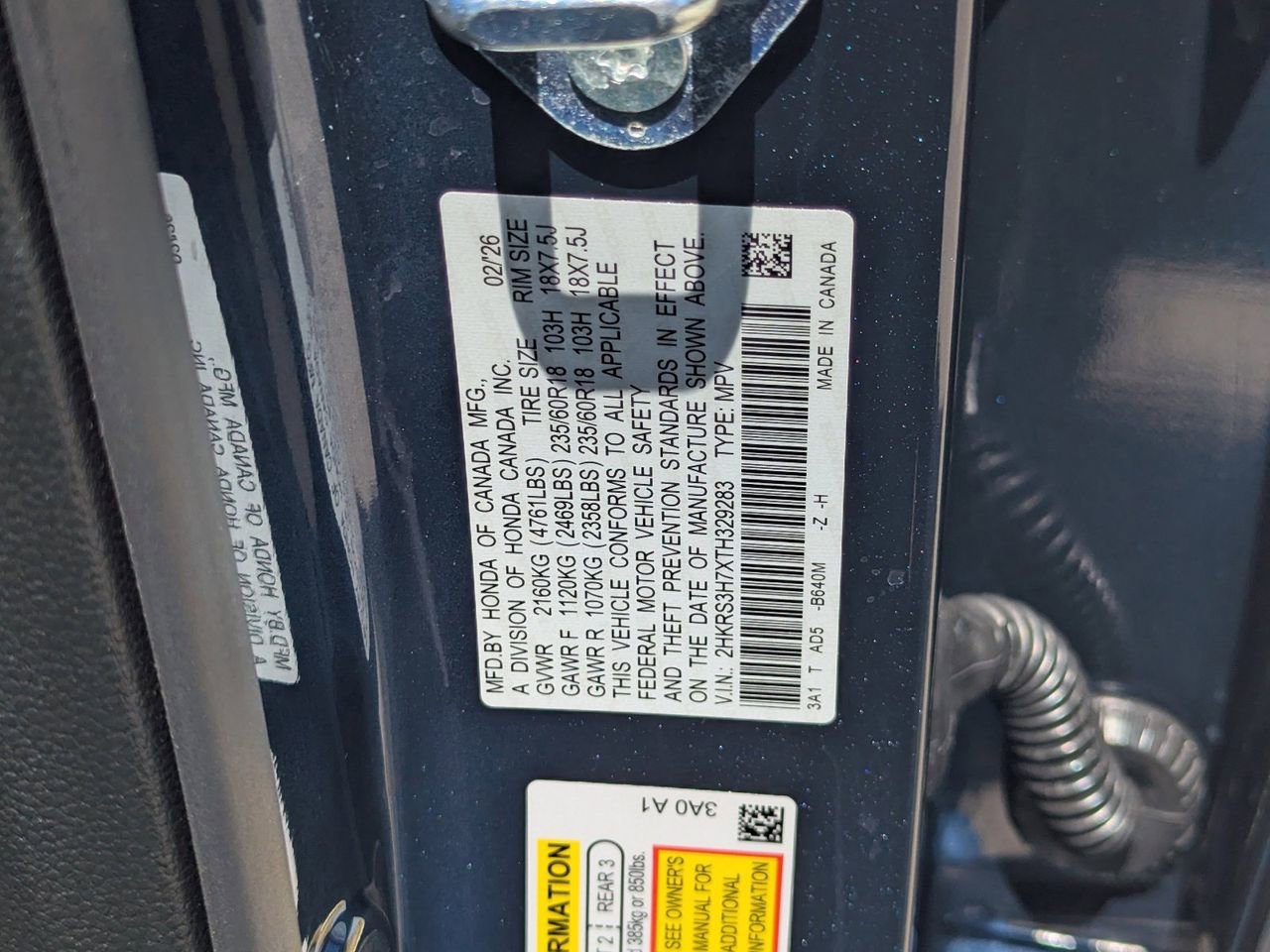 Certified 2026 Honda CR-V EX-L image 29