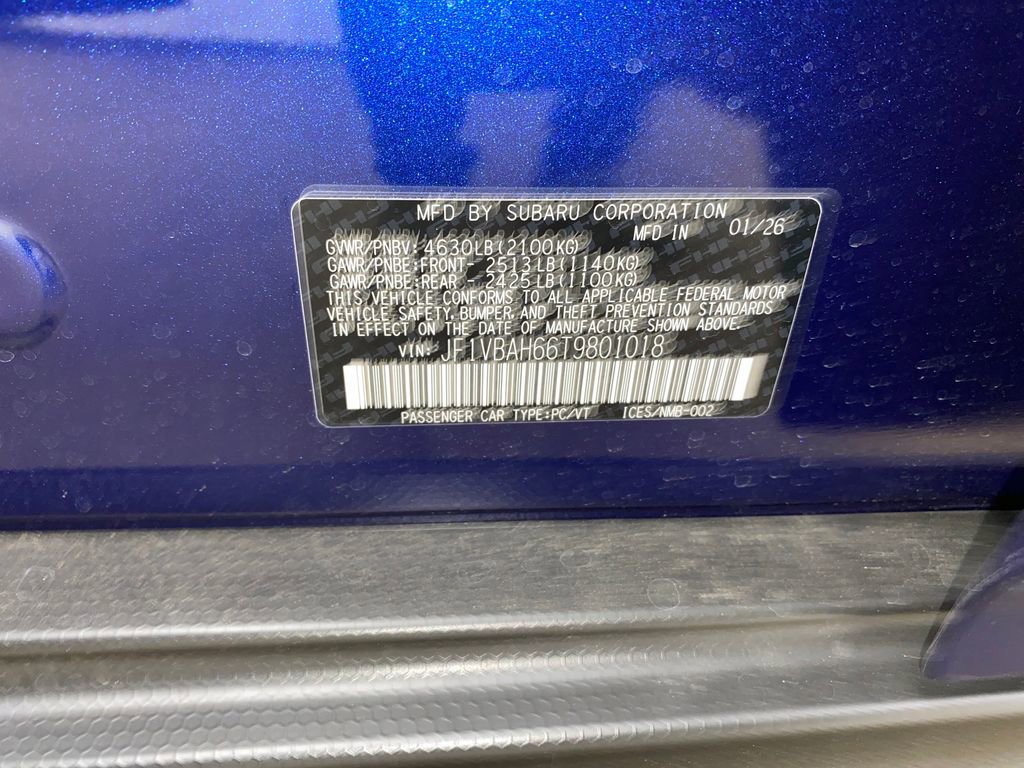 New 2026 Subaru WRX Premium AWD/4WD image 28
