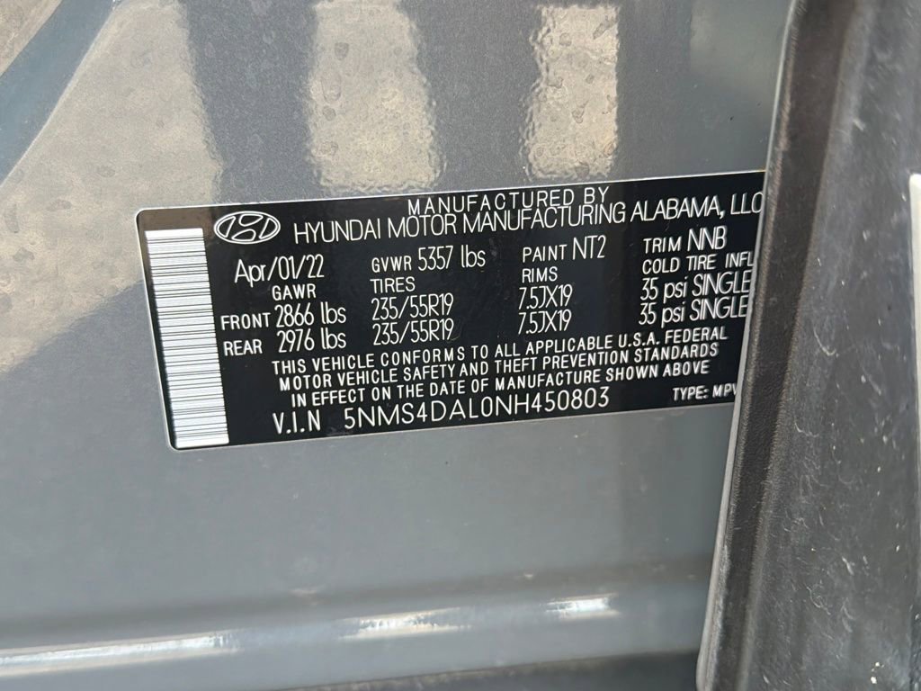 Used 2022 Hyundai Santa Fe Limited image 36