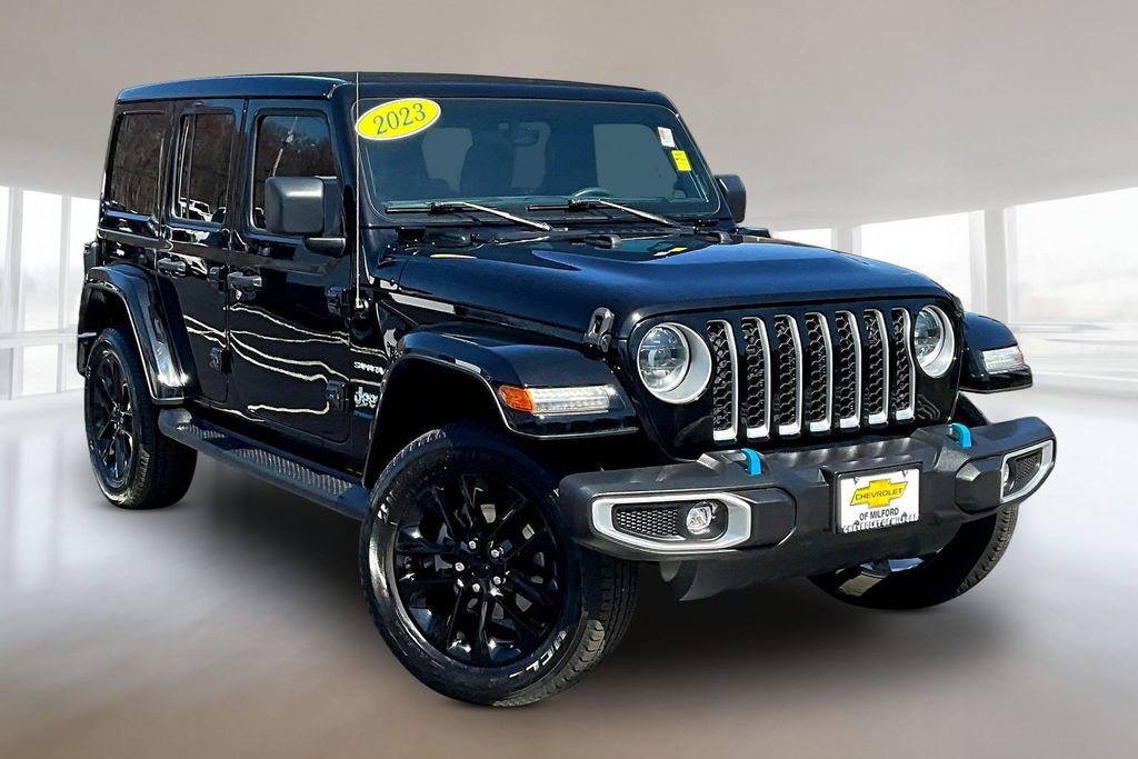 Used 2023 Jeep Wrangler Unlimited Sahara w/ Cold Weather Group image 1