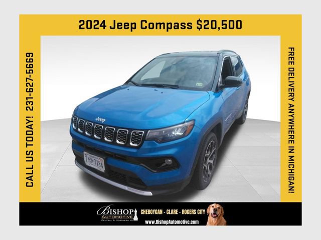 Used 2024 Jeep Compass Limited AWD/4WD image 1