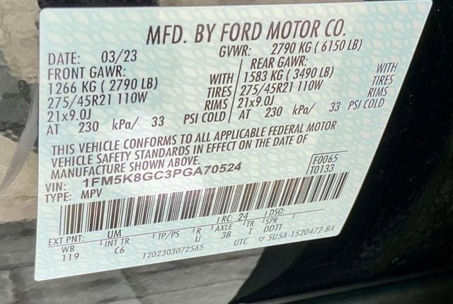 Used 2023 Ford Explorer ST w/ Equipment Group 401A AWD/4WD image 37