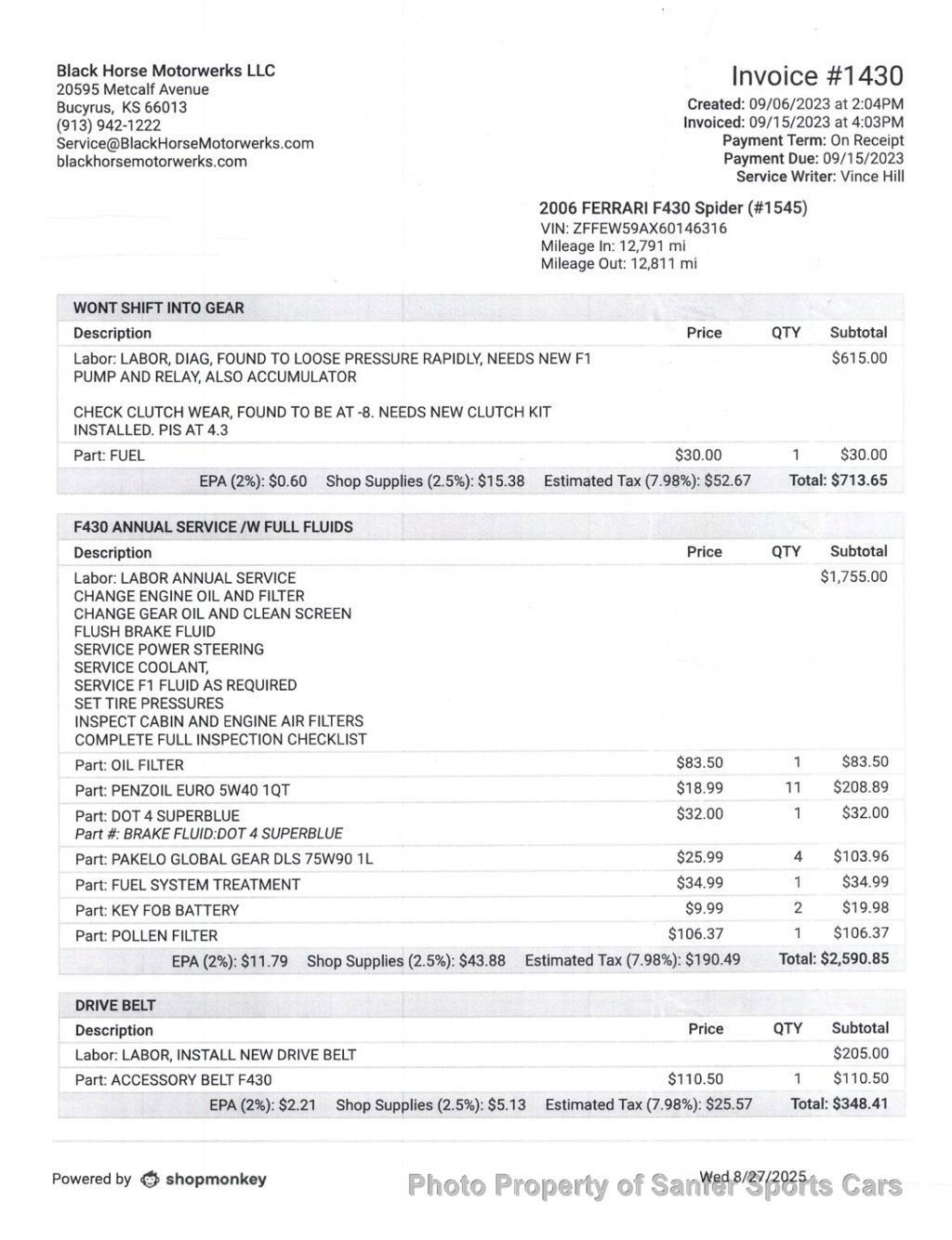 Used 2006 Ferrari F430 Spider image 44