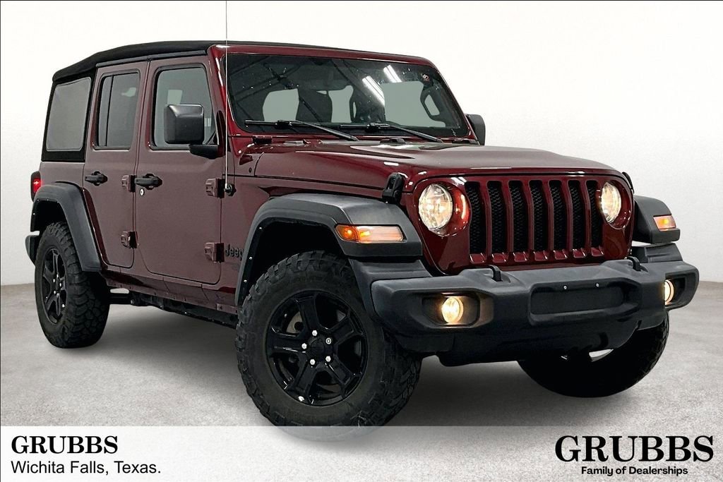 Used 2021 Jeep Wrangler Unlimited Sport image 1