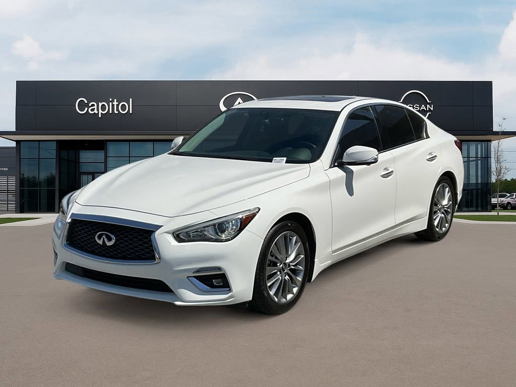 Used 2022 INFINITI Q50 Luxe w/ Cargo Package image 1