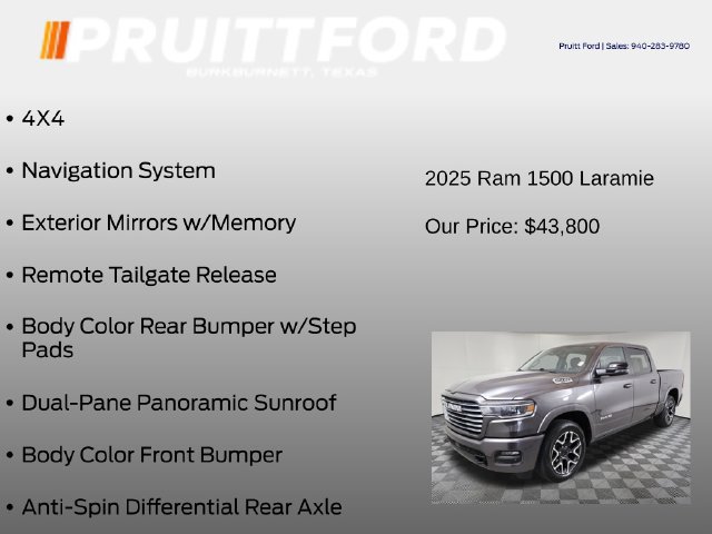 Used 2025 RAM 1500 Laramie w/ Laramie Southwest Edition AWD/4WD image 31