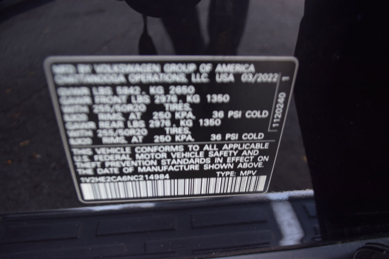 Used 2022 Volkswagen Atlas Cross Sport SE image 39
