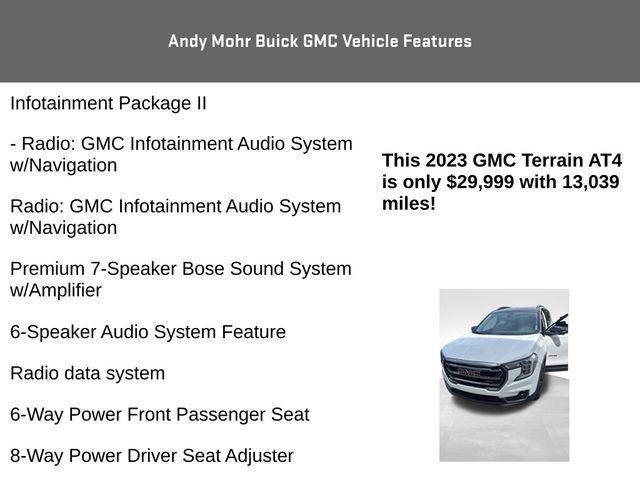 Used 2023 GMC Terrain AT4 w/ Infotainment Package II image 9