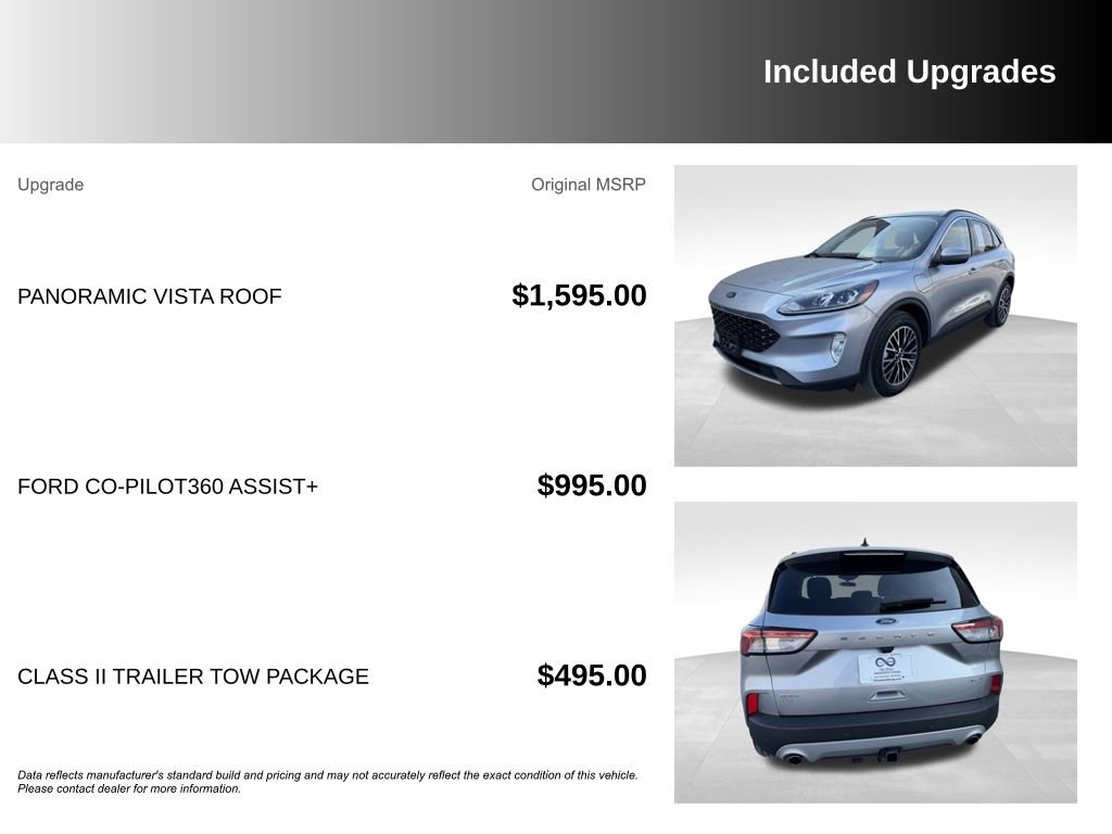 Used 2022 Ford Escape SEL w/ Class II Trailer Tow Package image 6