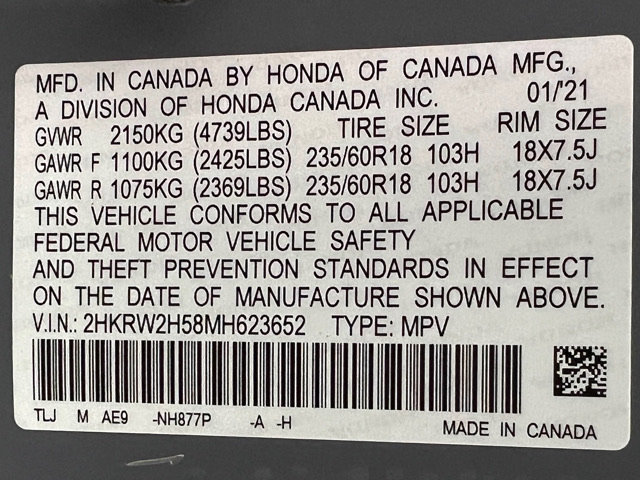 Used 2021 Honda CR-V EX image 22