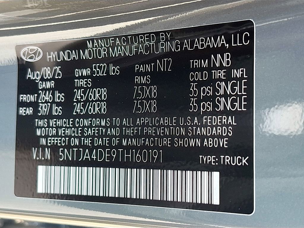 New 2026 Hyundai Santa Cruz SE image 31