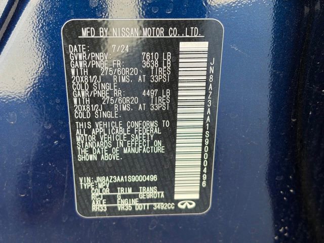 Used 2025 INFINITI QX80 Pure image 38