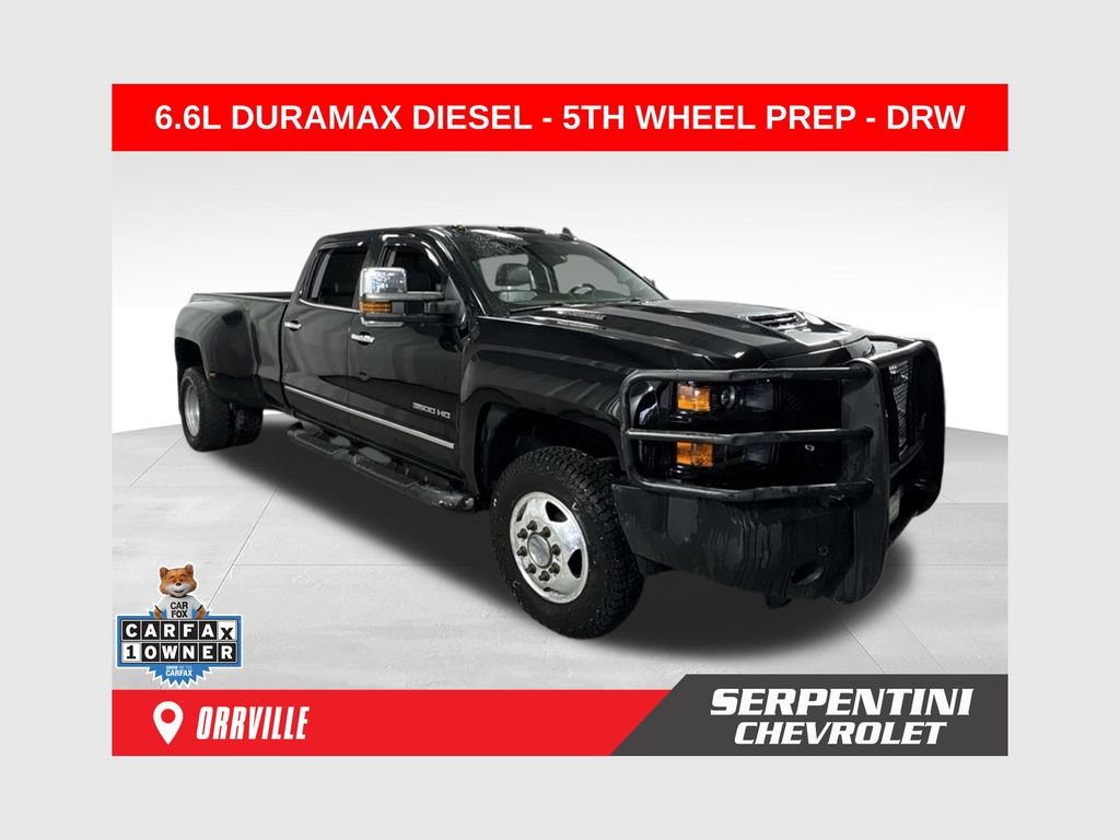Used 2019 Chevrolet Silverado 3500 LTZ w/ Duramax Plus Package AWD/4WD image 1