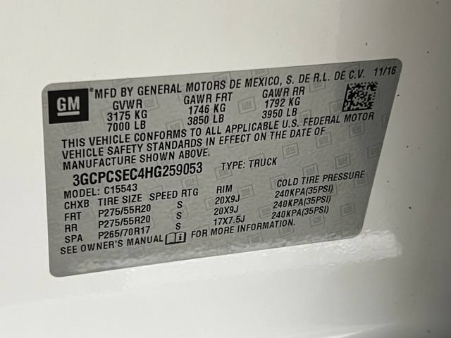 Used 2017 Chevrolet Silverado 1500 LTZ w/ Texas Edition RWD image 27