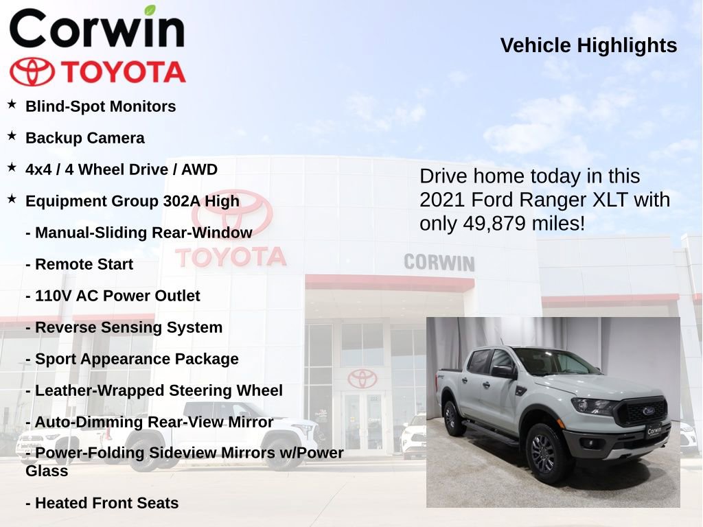 Used 2021 Ford Ranger XLT w/ Equipment Group 302A High image 6