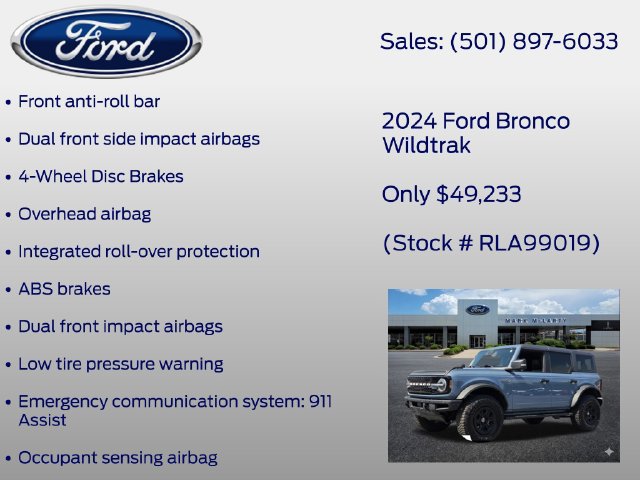 Certified 2024 Ford Bronco Wildtrak AWD/4WD image 26