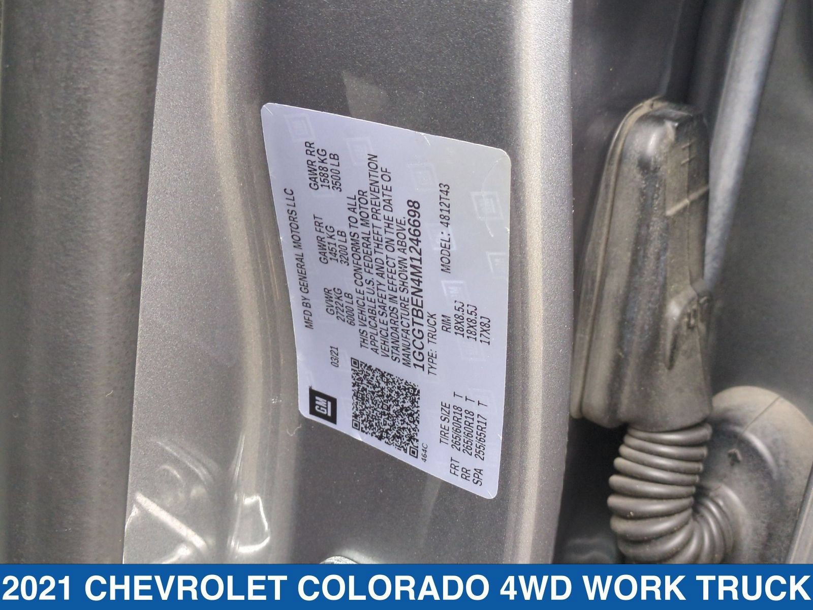 Used 2021 Chevrolet Colorado W/T AWD/4WD image 37