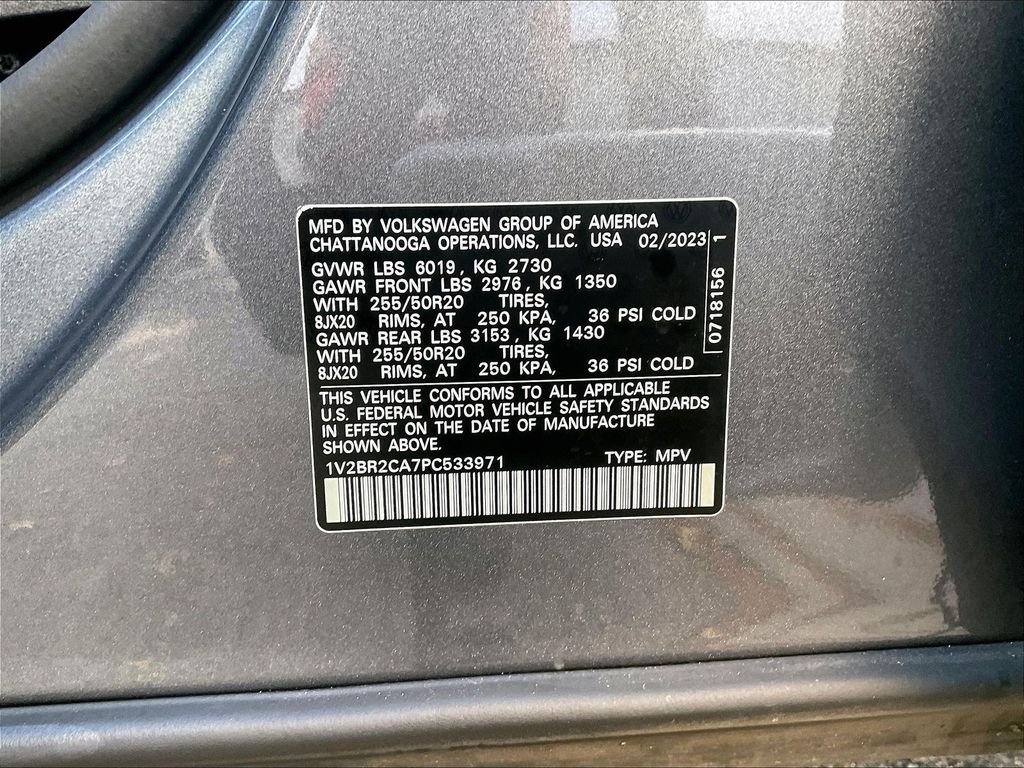 Certified 2023 Volkswagen Atlas SEL AWD/4WD image 35
