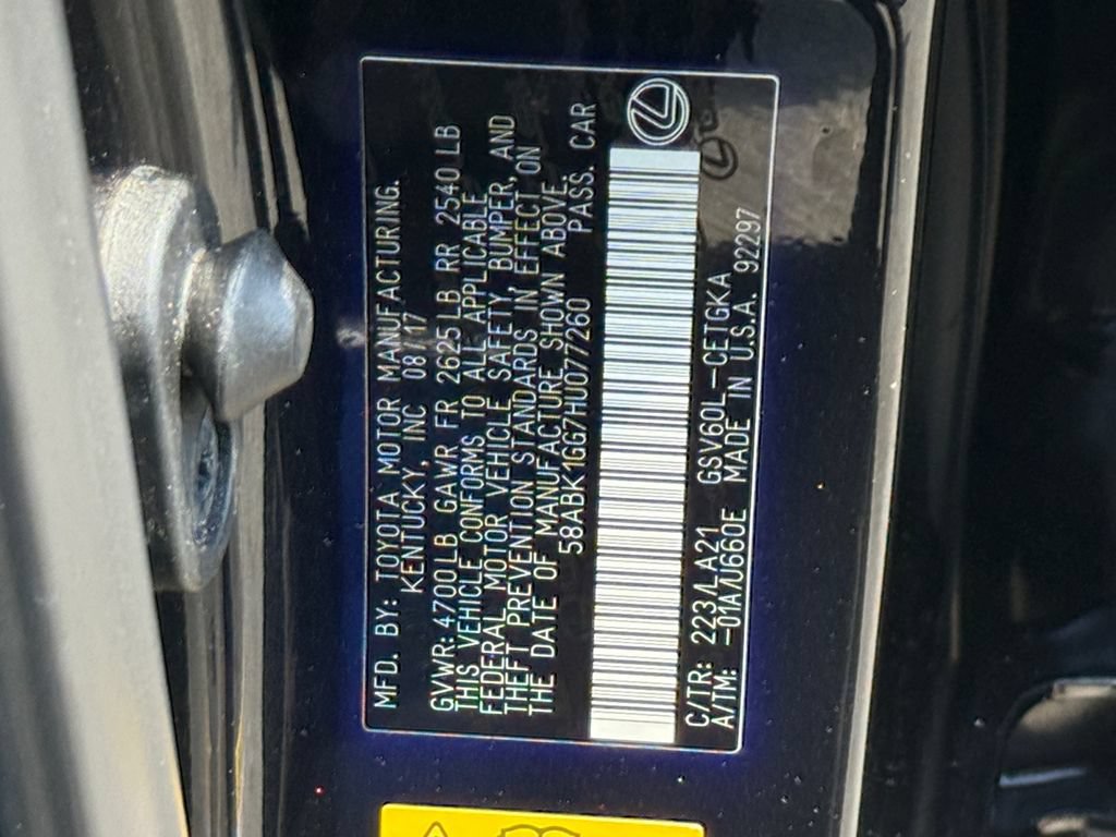 Used 2017 Lexus ES 350 w/ Navigation System Package FWD image 30
