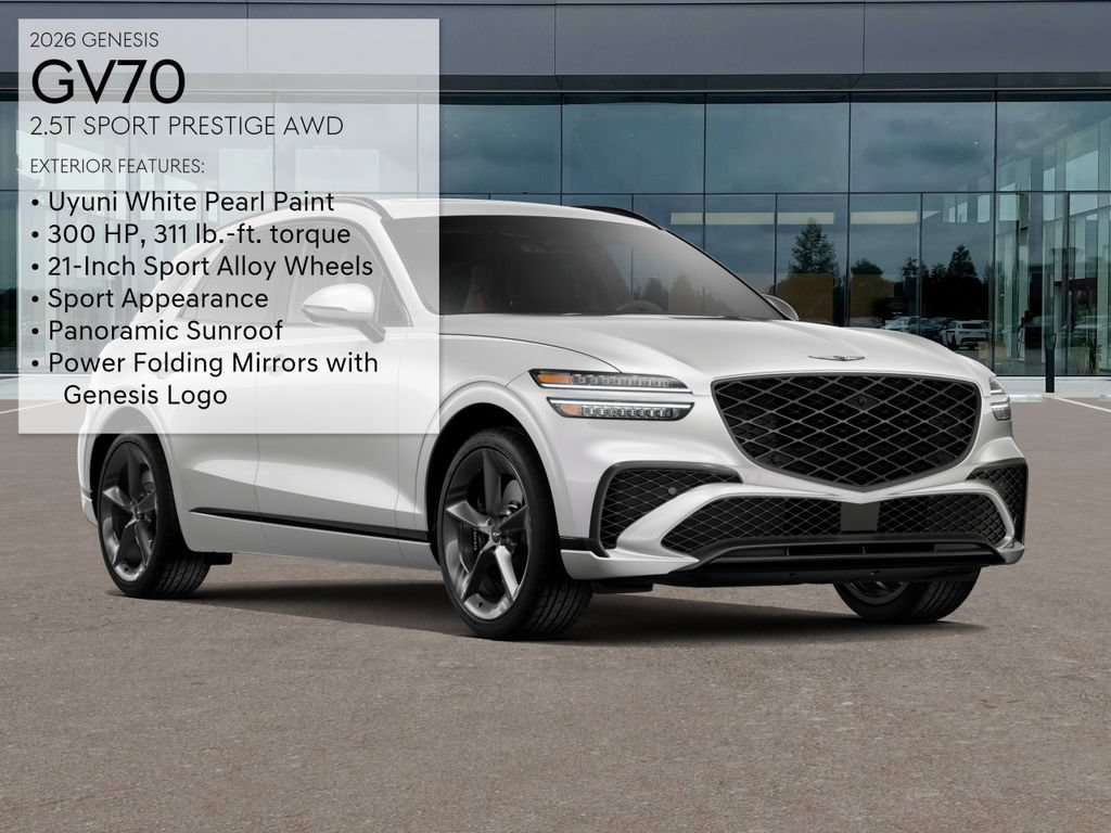 New 2026 Genesis GV70 2.5T Sport Prestige AWD/4WD image 3