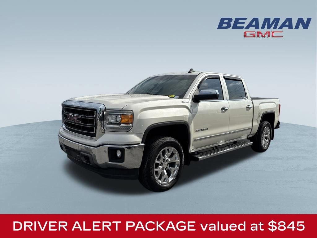 Used 2015 GMC Sierra 1500 SLT w/ SLT Crew Cab Value Package AWD/4WD image 3