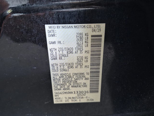 Used 2019 Nissan Murano SL w/ SL Technology Package AWD/4WD image 16