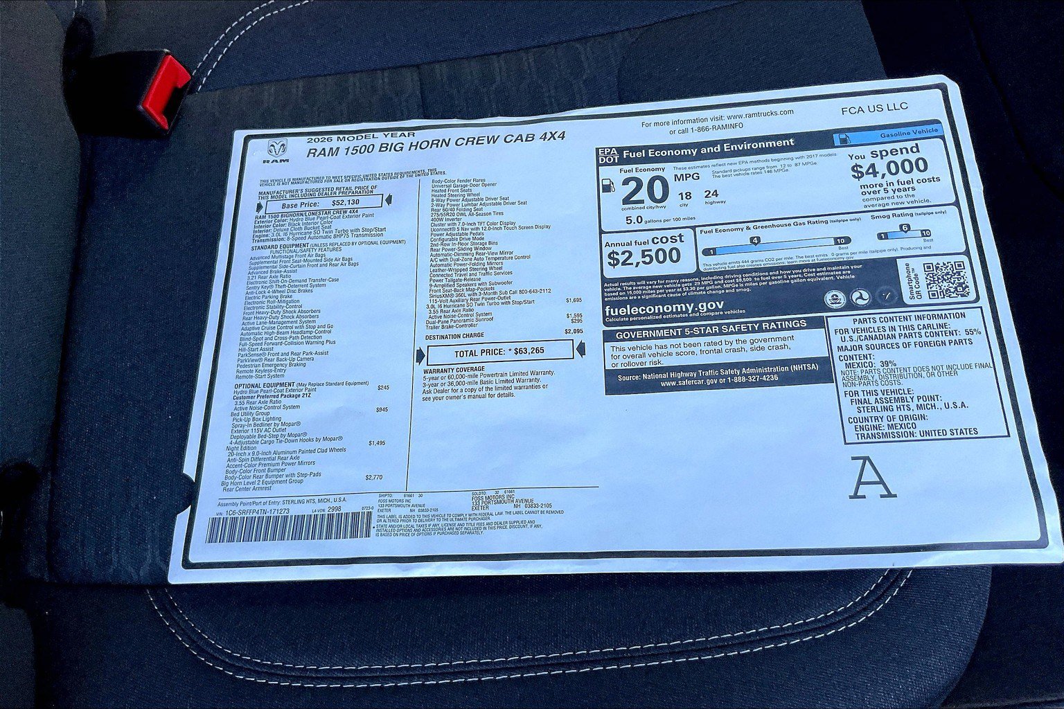 New 2026 RAM 1500 Big Horn image 14
