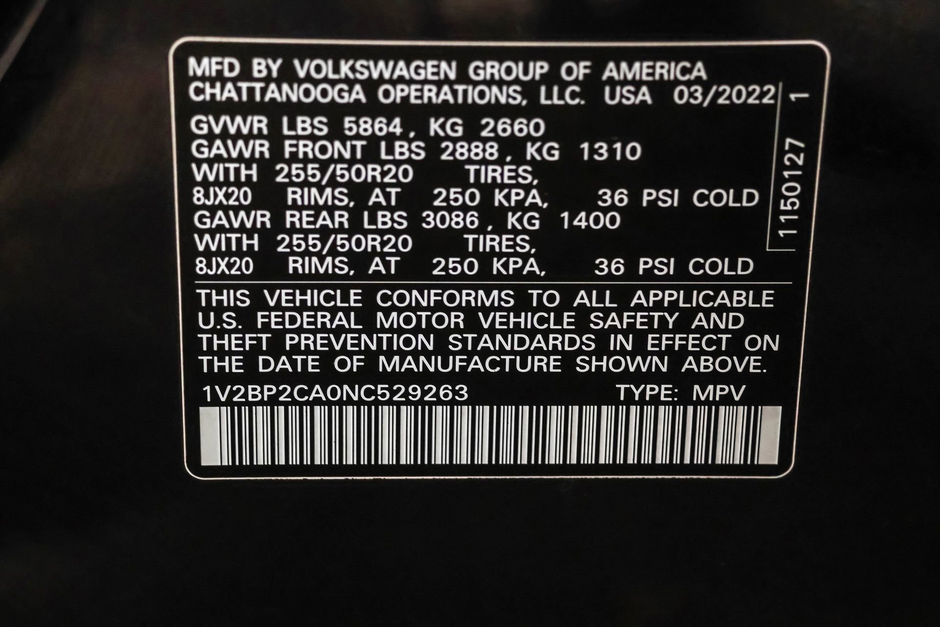 Used 2022 Volkswagen Atlas SEL AWD/4WD image 52