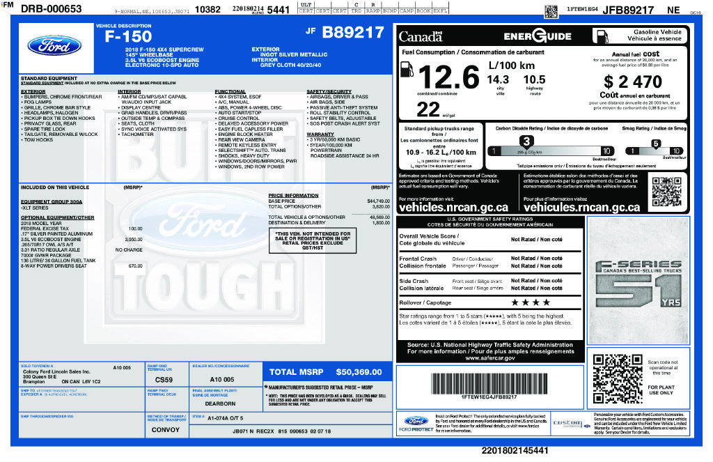 Used 2018 Ford F150 XLT AWD/4WD image 30