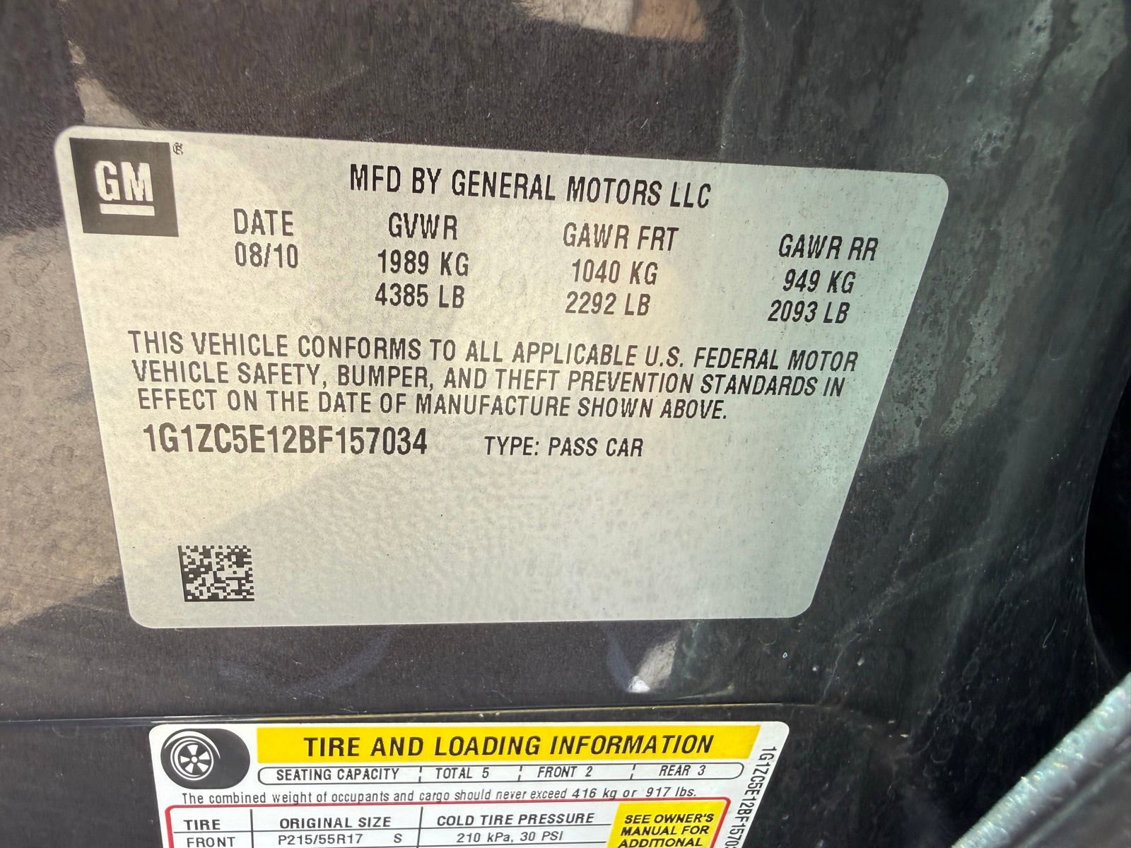 Used 2011 Chevrolet Malibu LT w/ Power Convenience Package image 40