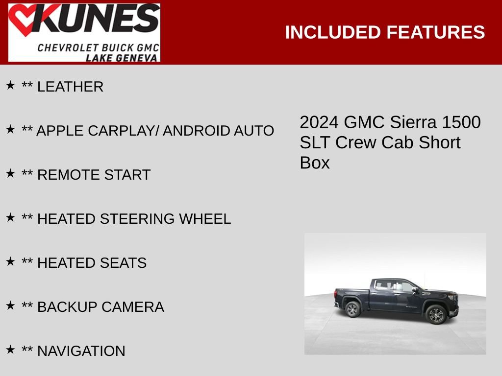 Used 2024 GMC Sierra 1500 SLT AWD/4WD image 2