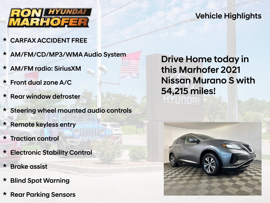 Used 2021 Nissan Murano S FWD image 13