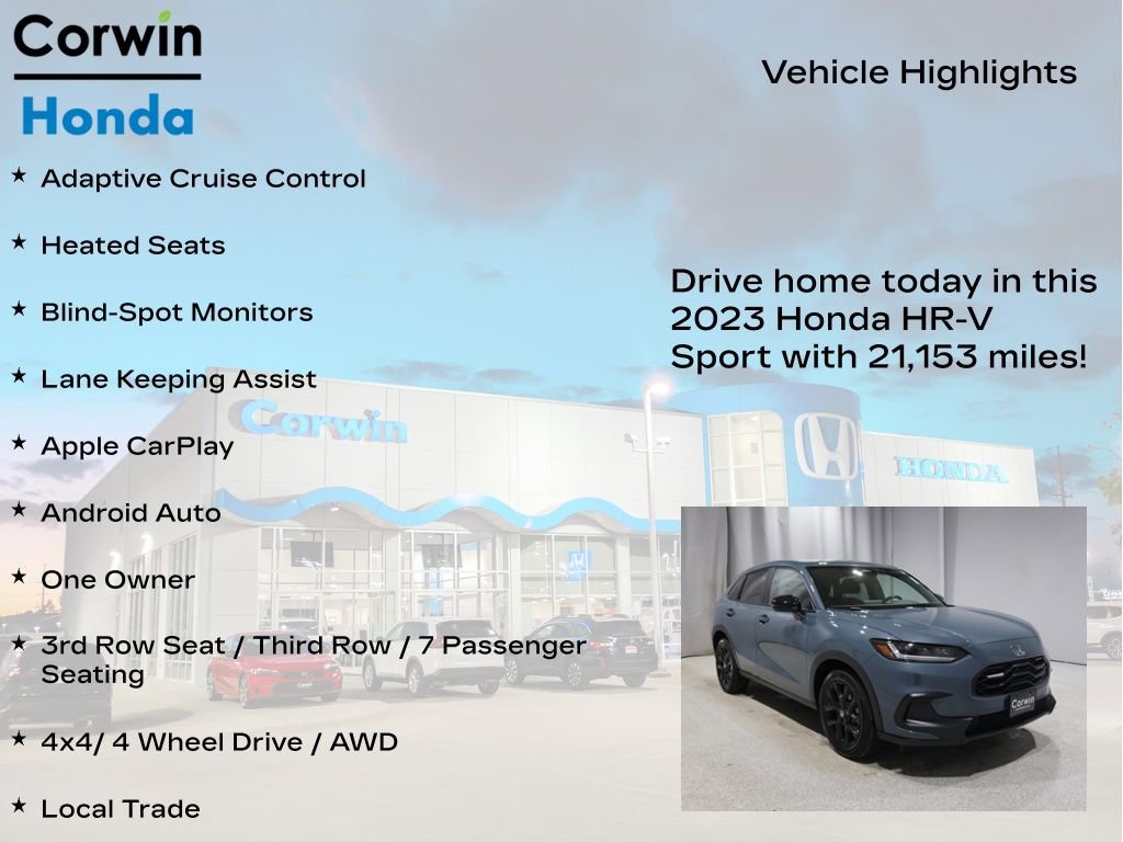 Used 2023 Honda HR-V Sport image 6
