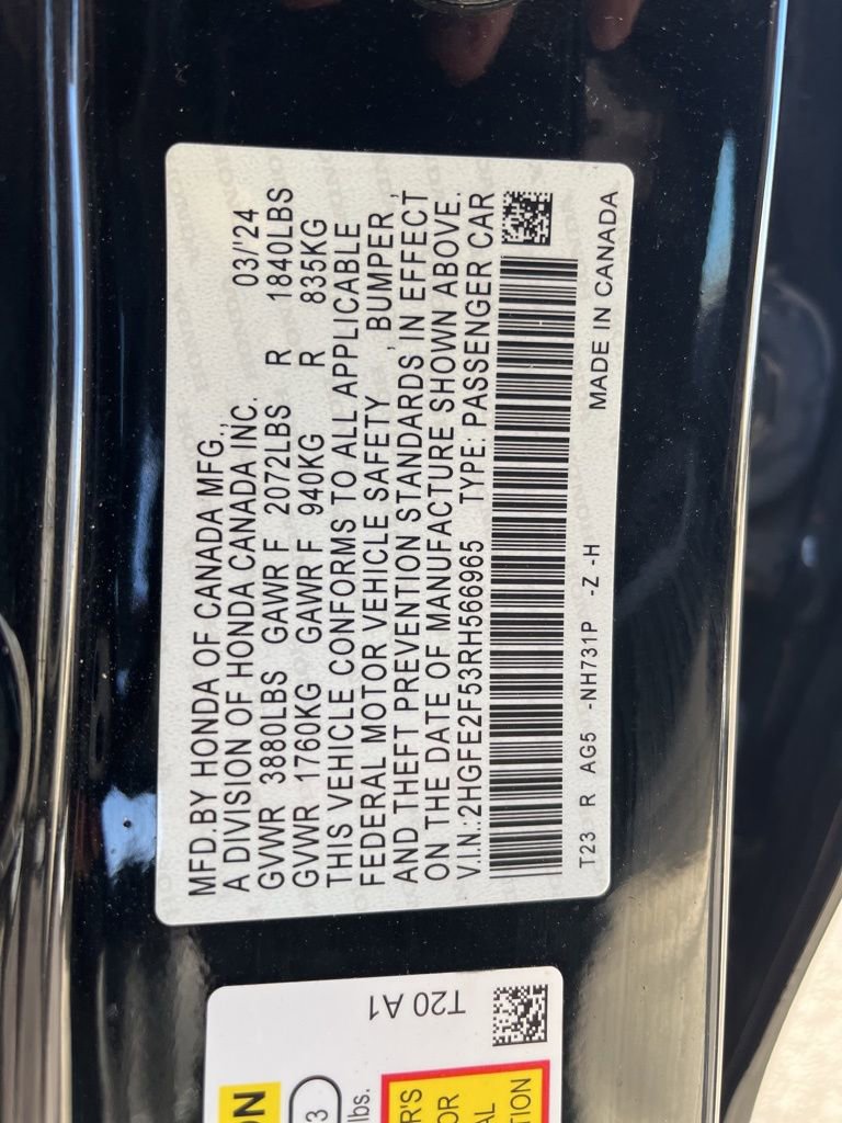 Used 2024 Honda Civic Sport image 11