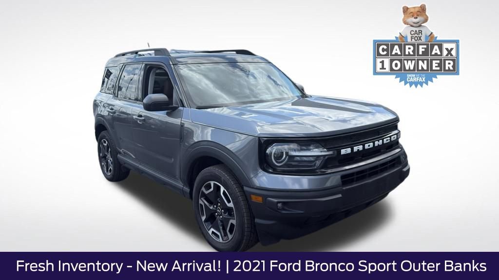 Certified 2021 Ford Bronco Sport Outer Banks AWD/4WD image 1