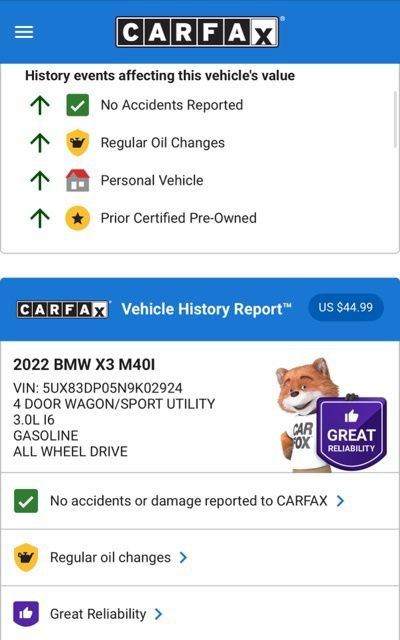 Used 2022 BMW X3 M40i w/ Premium Package image 4